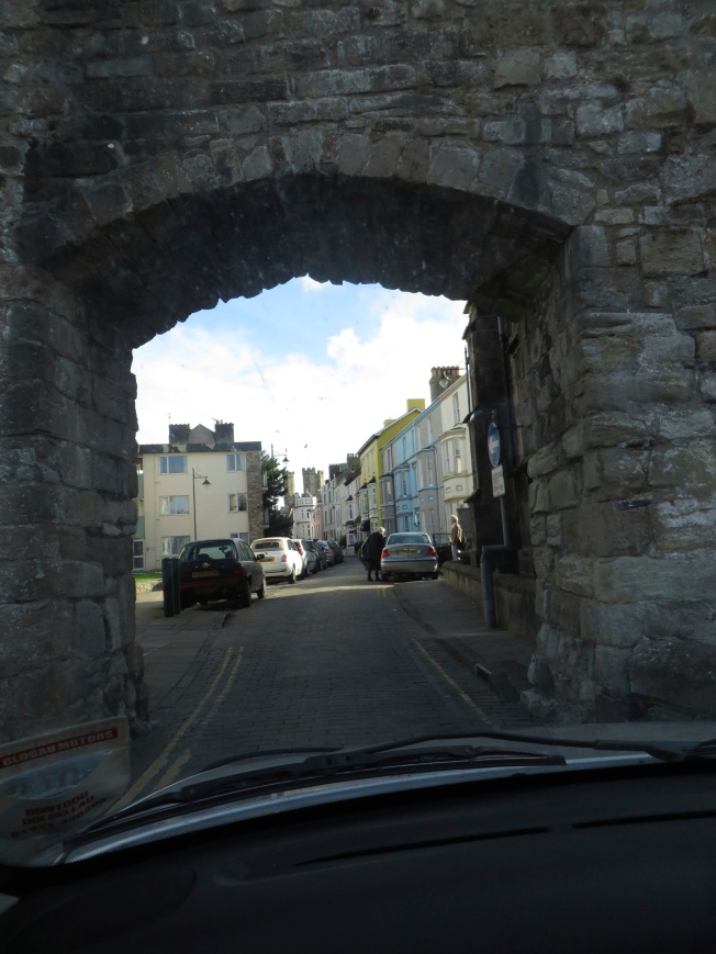 The narrow roads of Conwy